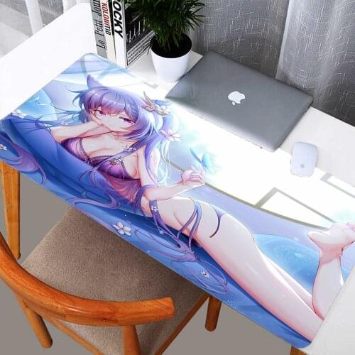 Creative Cartoon Anime Sexy Xxl Mouse Keyboard Pad Precision Seaming Process Mouse Pad Office Gaming Computer Desktop Protection