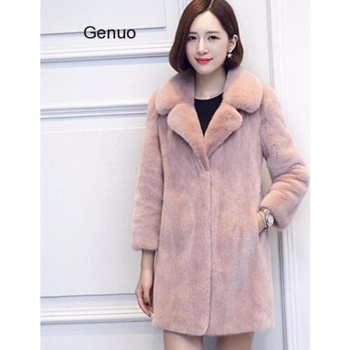 Fashion Women Fur Coat Imitation Lambs Wool Winter Coat New Product Thickening Keep Warm Winter Jacket Quality Assurance