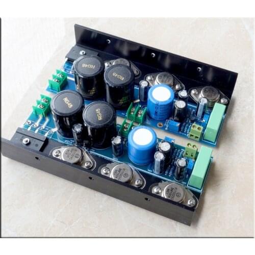 Assembeld Hood 1969 MJE15024/25 Class A power amp board 25W 2 CH amplifier