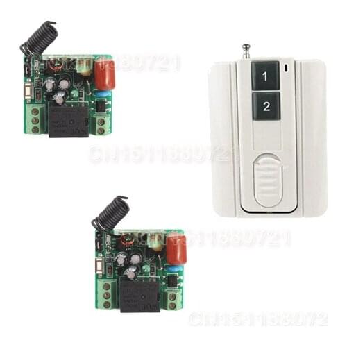 AC 220V 1channel 10A rf wireless remote control switch system Receiver&Transmitter 315MHZ/433 MHZ