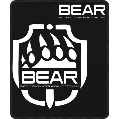 Escape From Tarkov Bear Logo Mouse Pad Survival Shooter Game with Locking Edge Mat Pads Rubber Gamer Computer Laptop Pad