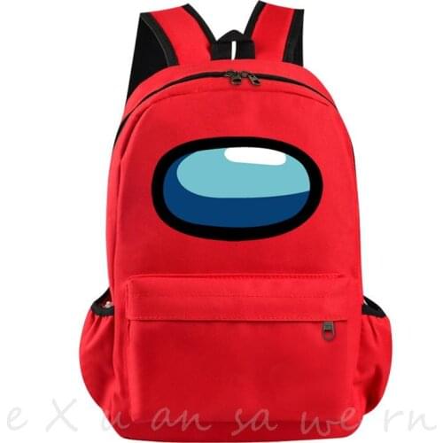 Hot Game Among Us 3D backpack Children Cartoon Anime School Bag laptop Rucksack Girl Boy Knapsack Unisex Waterproof Travel bags