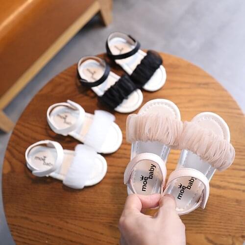 Childrens Shoes Korean-Style Baby Sandals Soft Bottom Non-Slip Breathable Toddler Shoes Girls Princess Shoes Summer Shoes