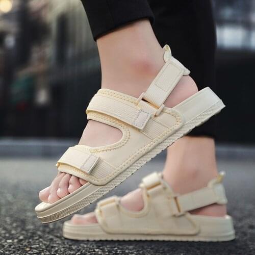 Hot Blue Summer Mens Fashion Sandals Flat Casual Flip Flops Man Designer Japan Style Slip On Men Beach Sandals sandalias hombre