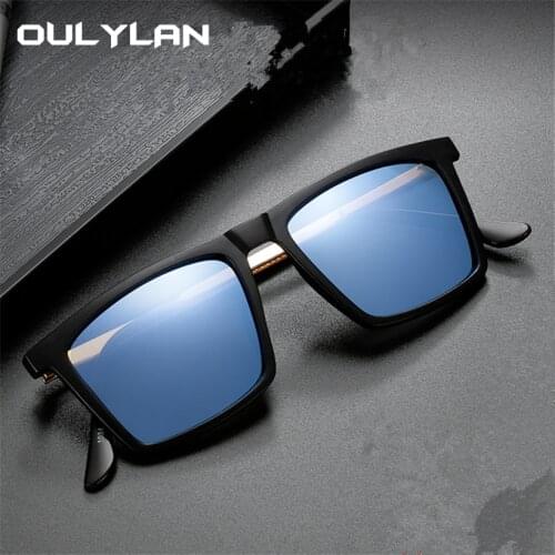 Oulylan Classic Polarized Sunglasses Men Women Driving Rectangle Sun Glasses Brand Designer Retro Trendy Sunglass Male Goggles