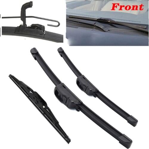 Car Front & Rear windshield wipers wiper Windscreen Front Window wipers blades For Dodge Caliber 2006 - 2012