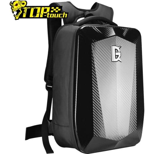Waterproof Motorcycle Bag Breathable Helmet Backpack Multifunction Motocross Carbon Fiber Hard Shell Backpack With USB Charge