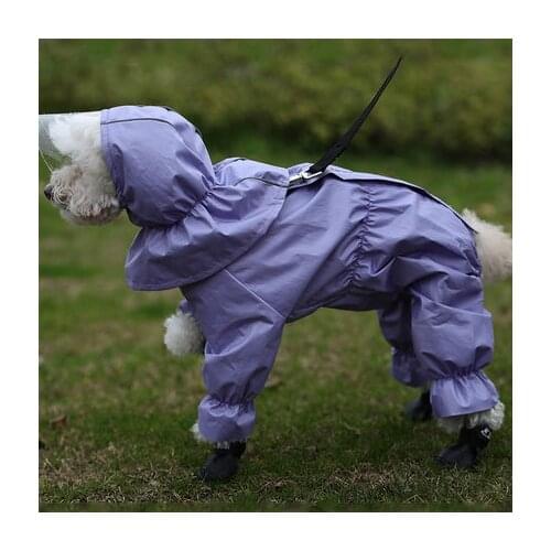 Waterproof Dog Raincoat Jumpsuit For Small Medium Large Dogs Rain Coat Outdoor Pet Clothes Puppy Labrador Husky Pug Jacket