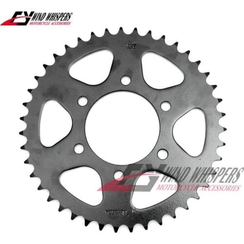 Motorcycle Rear Sprocket For Kawasaki Ninja ZX-6RR ZX-6R ZX636 2005-2018 Z750 2004-2012 Z750S 2005-2006 Z750R 2011-2012 43T 520