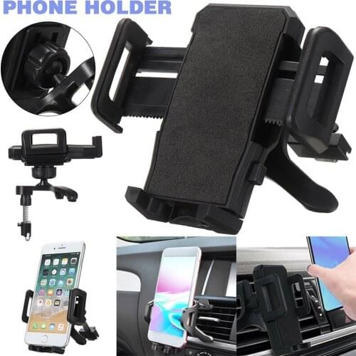 1pc Car Mobile Phone Holder Mount In Air Vent Stand Cradle Bracket Cell Phone GPS Stand Interior Support Accessories