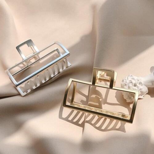 1PC Women Fashion Metal Modern Stylish Hair Claw Hair Clips Hair Accessories Maker Make UP Washing Hair Styling Tool