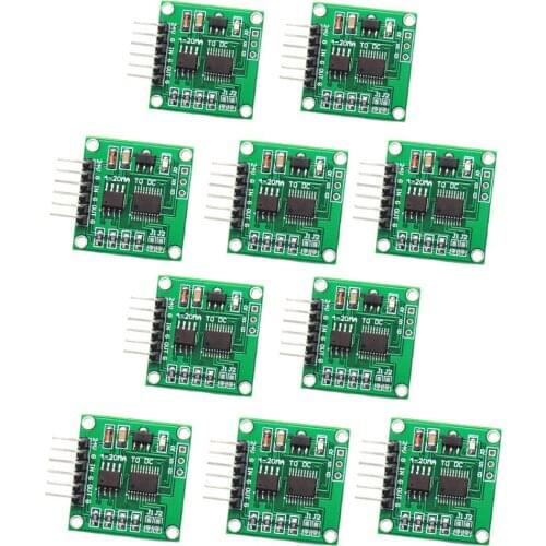 10pcs Current to Voltage Signal Module 4-20MA to 0-5V Linear Conversion Transmitter