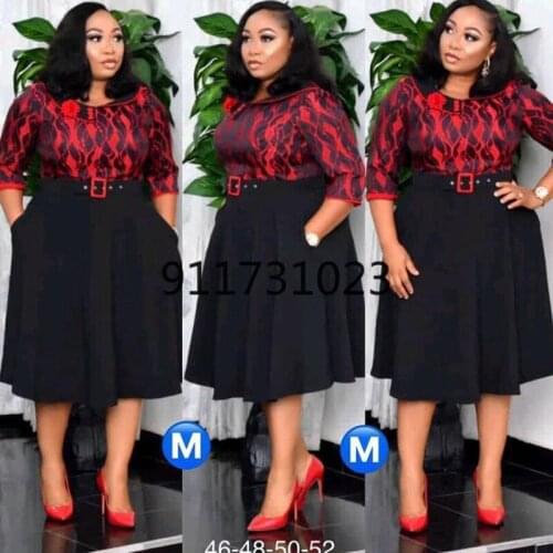 2021 Patchwork Pleated African Clothes Plus Size Africa Clothing Christmas Robe African Print Dresses For Women Dress