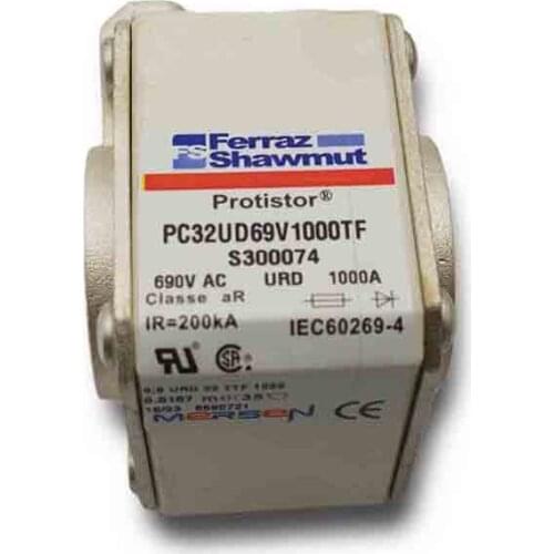 Ferraz Shawmut Fuse PC32UD69V1000TF 690V 1000A for short circuit protection