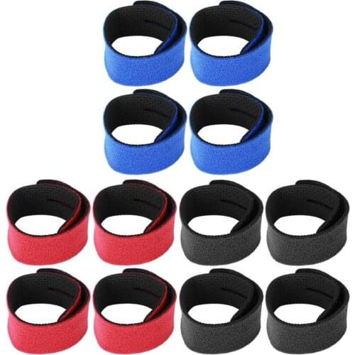 4PCs Fishing Rod Tie Straps Fishing Rod Holder Belt Strap Fishing Tool Cable Tie Rod Strap Belt Tie Rod Fishing Accessories