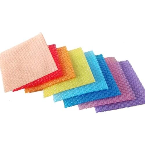 50Pcs/Lot Random Color Plastic Film Bubble Mailer Bag Makeup Shockproof Bag Clear Bubble Envelope Double Film Cushioning Bag