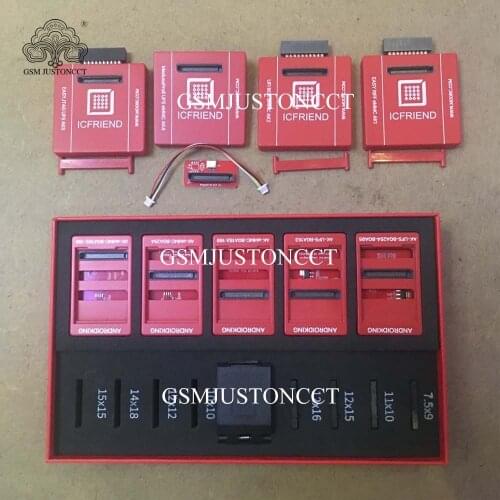 2021 The newest E-mate Box MOORC ICFRIEND AK-BGA eMMC 11in1 Adapter with Z3X Easy Jtag Plus UFI Box Medusa Pro Box