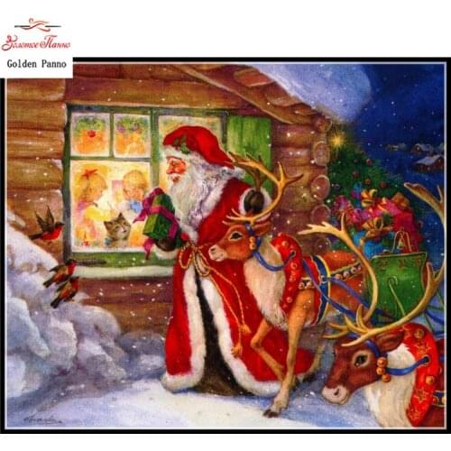 Golden panno,5D,diy diamond embroidery,Full,square,Diamond Painting,Cross Stitch,3D,diamond,Mosaic,Needlework,Christmas 728S