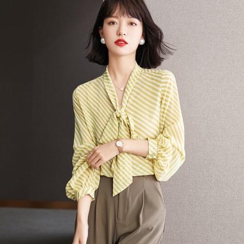 CLAINTEKS Womens Chiffon Blouses