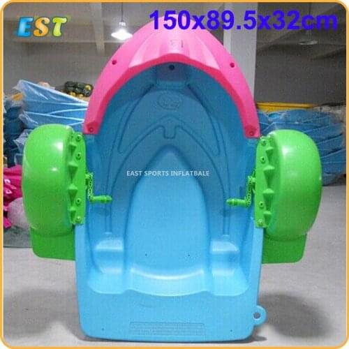 Cheap plastic kids paddler aqua boat with free shipping