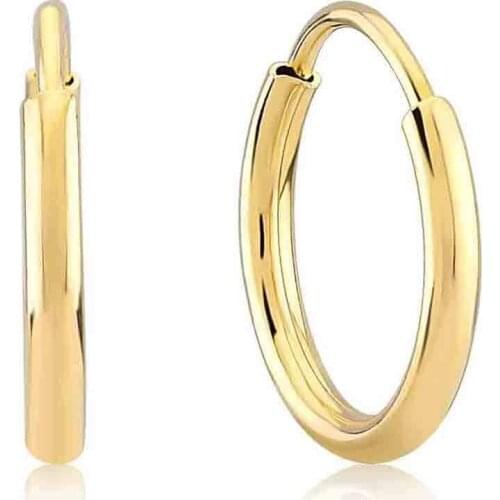 Womens Gold 14 Sterling Ring 1.3 cm Earrings For Women Extraordinary Earrings Jewelry