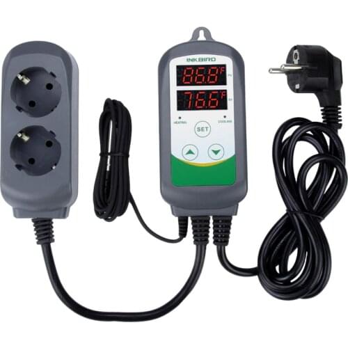 Inkbird ITC-308 EU Version Digital Home Appliances Hatching Heating Cooling Dual Thermostat Temperature Alarm Controllerller