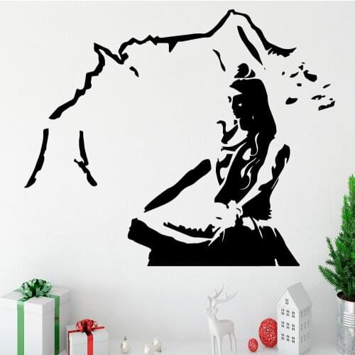European-Style a buddism godness Home Decoration Accessories For Living Room Kids Room Wall Stickers Waterproof Wallpaper