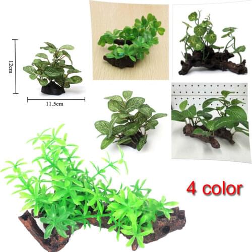 Hot Sale Artificial Aquarium Plant Decoration Fish Tank Submersible Flower Grass Decor Ornament