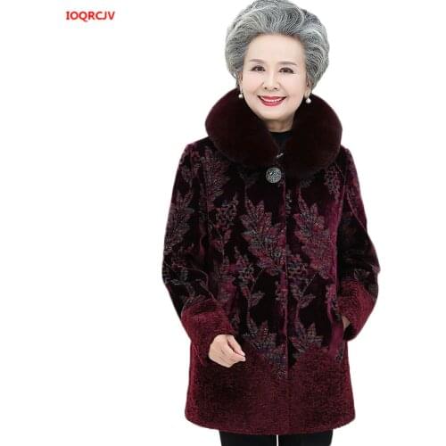 IOQRCJV Women's Sheepskin Coats