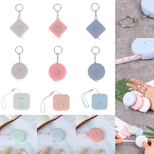 150cm/200cm Tape Measures Portable Retractable Ruler Children Height Ruler Centimeter Inch Roll Sewing Measuring Tape Tools