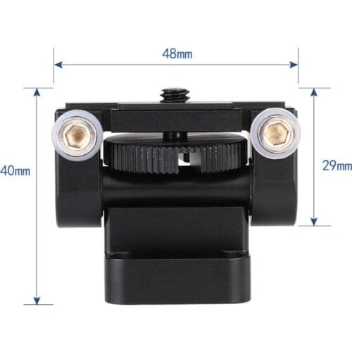 Monitor Holder Mount for Camera Field Monitors, Friction Up to 180