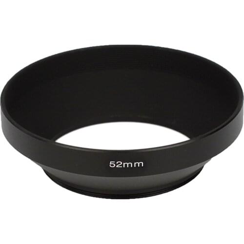 Pixco Metal Wide Angle Lens Hood Suit For lens with 52mm/55mm/58mm/67mm/72mm/77mm filter thread