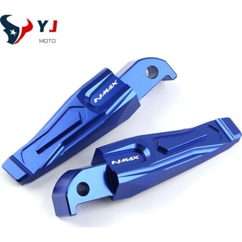 High Quality Motorcycle For YAMAHA NMAX155 NMAX125 N-MAX155 N-MAX NMAX 155 125 Rear Passenger Footrests Foot Rests Pegs Pedals