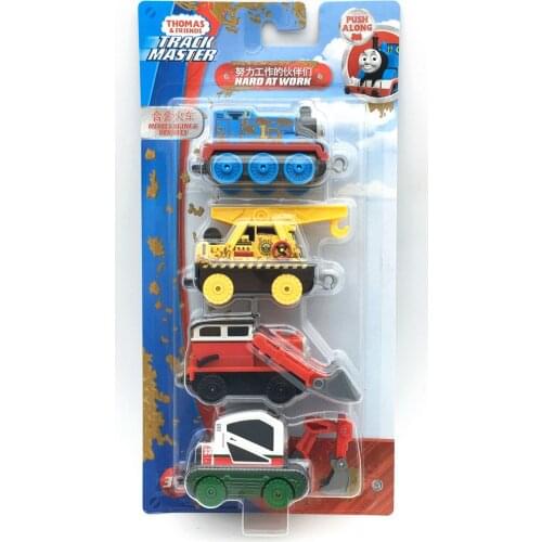 Thomas and Friends Track Master 4 Set Push Along Metal Engines Creative Funny Educational Toys Present Children