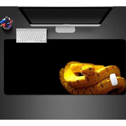 Super Cute Little Yellow Snake Mouse Pad High Quality PC Game Players Creative Pads Laptop Notebook Keyboard Large Desk Mats