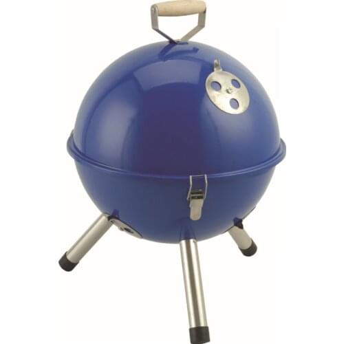 Portable Charcoal Football-Shaped Oven Spherical Grill Round Outdoor Charcoal Barbecue Stove Foldable Kebab Stove