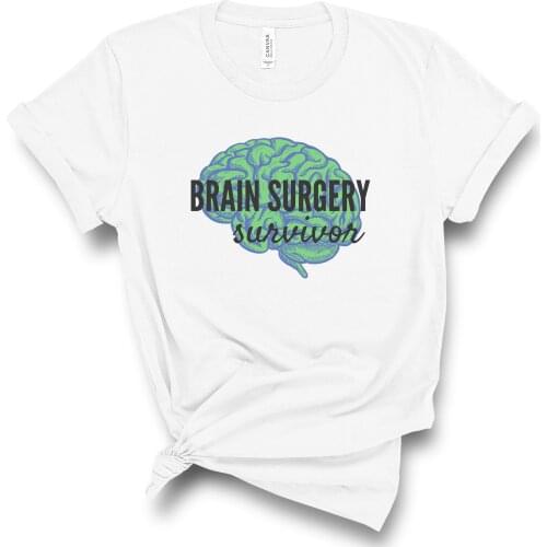 Casual Ladies Brain Surgery Print Tops Women T-shirt Basic O-collar Short Sleeved Women T-shirt Girl,Drop Ship