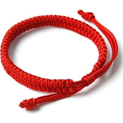 Adjustable Bracelet Rope Chain Thread Red Bracelet Men Multicolor Bracelets for Women Girls Lace-up Colors Braided Bracelet Gift