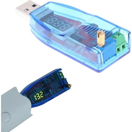 DC 5V to 1-24V Adjustable Potentiometer USB Step Up/Down Boost Converter Power Supply Voltage Regulator Module