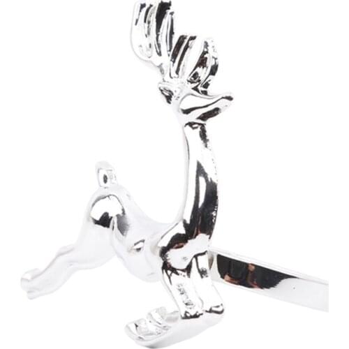 Christmas Napkin Ring Santa Claus Napkin Ring Table Decor Napkin Holder For Christmas Dinner Xmas Elk Napkin Rings Silver 2020