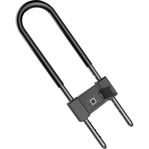 Smart USB Charge Fingerprint U Lock Cuper CPU Waterproof IP65 Anti-Theft Security Padlock Door Luggage Case Lock