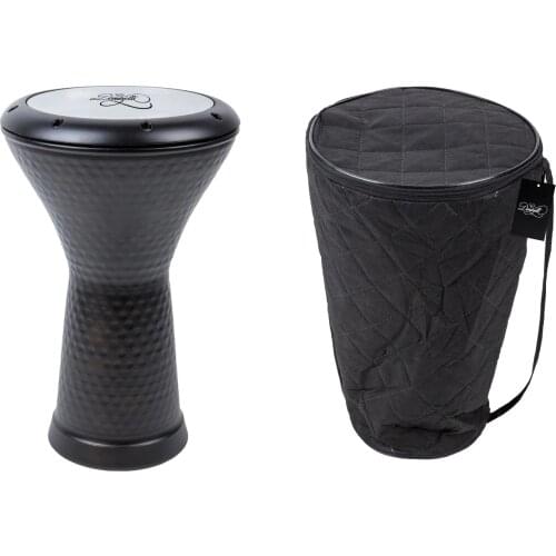 Turkish Special Design Egyptian Drum Darbuka Black Tabla Doumbek High Quality + Free Softcase