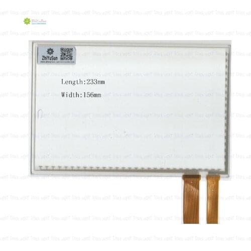 ZhiYuSun 10.1Inch 233mm*156mm Capacitive touch screen Panel Digitizer 233*156 For CAR DVD