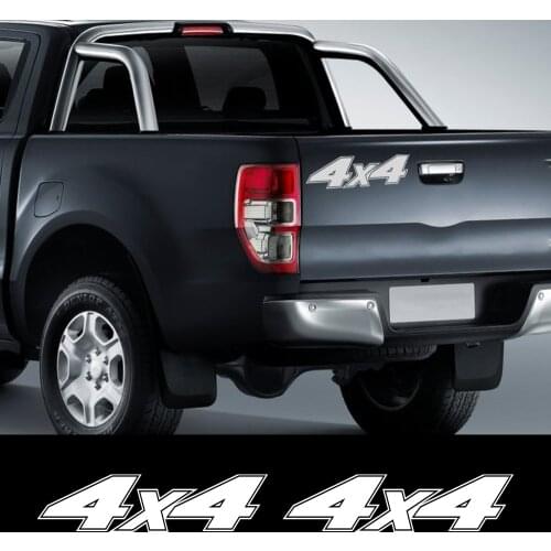 2Pcs Car Door Side Decals Pickup Tailgate Decor 4x4 Vinyl Film Cover For Nissan NAVARA Mitsubishi L200 Triton Car Accessories