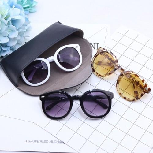 2018 fashion brand childrens sunglasses black childrens Rice nail sunglasses UV protection baby sun glasses girls boys glasses