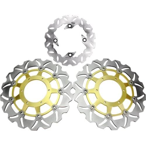 3pcs Motorcycle Front Rear Brake Disc Rator Stainless Steel for Honda CBR600F CBR600F SPORT 2001 2002 2003 2004 2005 2006 2007