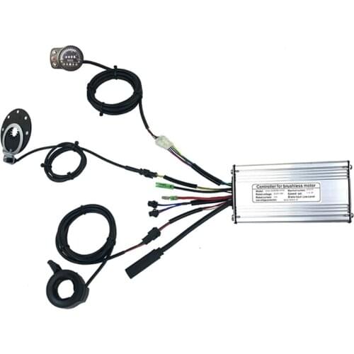 36V/48V 500W 22A, Brushless DC Ebike Controller+KT-LED900S Display+Finger Dial + Sensor One Set, for 500W Ebike Kit