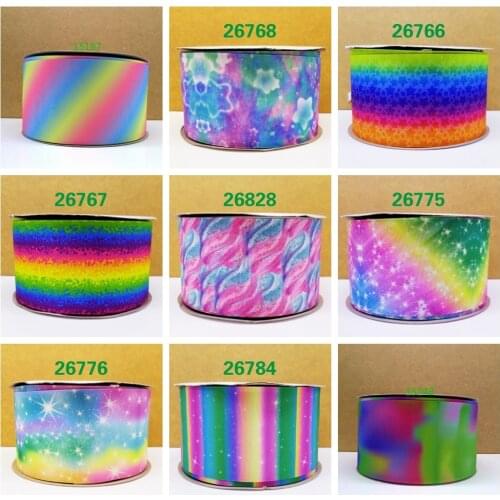 Free shipping 10 yards cartoon printed grosgrain ribbon 15197