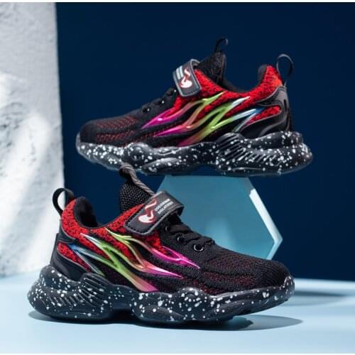 Boys Brand Sneakers Kids Sports Shoes for Boys Basketball Shoes Breathable Casual Children Shoes Boys Running Student Girl Shoes