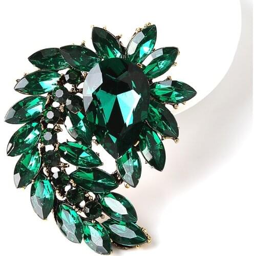 Beadsland Alloy Inlaid Rhinestone Brooch Design Fashionable High-end Clothing Accessories Pin Woman Gift MM-34